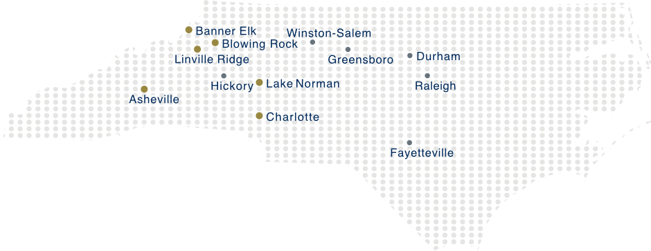 North Carolina coverage map